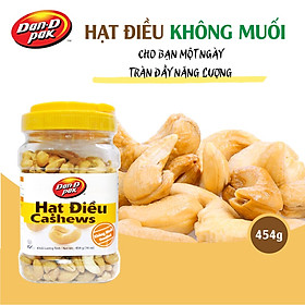 Hạt Điều Không Muối 454g Dan D Pak