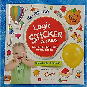 Logic Sticker for kids - Dán hình phát triển tư duy cho bé - quyển 1