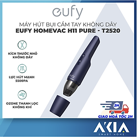 Máy hút bụi mini cầm tay Eufy HomeVac H11 Pure T2520 - Trọng lượng siêu nhẹ