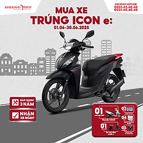 Xe Máy Honda Vision 2025 - Phiên Bản Thể Thao - Đen