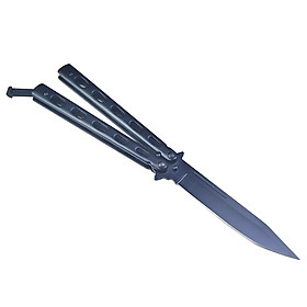 Butterfly Sickle Fold Cutlery Durable 56HRC Black Tool Knives Fruit Cutter