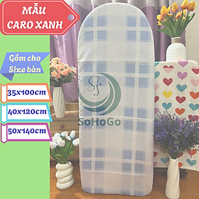 Mua Áo bọc/ áo trùm bàn ủi đồ có lót mút- Nhiều Size- Nhiều Màu