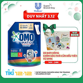 Túi Nước Giặt Omo Matic Bền Đẹp Cửa Trước 3.7Kg