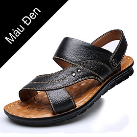 Giày Sandal phong cách thời trang  Nhật Bản đế mềm chất liệu da bò thật phù hợp với các mùa trong năm mã 12129