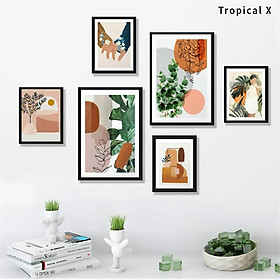 Mua Bộ 6 khung tranh decor chủ đề Tối giản