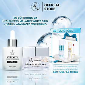  Combo 2 sản phẩm Trắng Da Ngừa Nám KN Beauty chuyên sâu: Kem dưỡng 10g + Serum 30ml