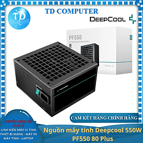 Nguồn máy tính Deepcool 550W PF550 80 Plus - Hàng chính hãng Viễn Sơn phân phối