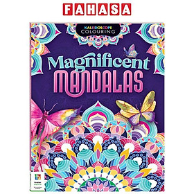 Sách ngoại văn: Kaleidoscope Colouring Magnificent Mandalas