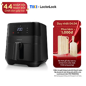 Nồi chiên không dầu LocknLock EJF284BLK (5.5 Lít) - Hàng chính hãng