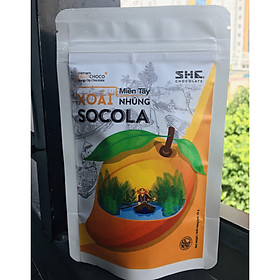 Sự kết hợp đặc biệt giữa xoài và socola đen - Xoài nhúng socola 45g SHE Chocolate