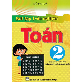 Sách - Bài Tập Trắc Nghiệm Toán 2 (Theo Chương Trình Giáo Dục Phổ Thông Mới)