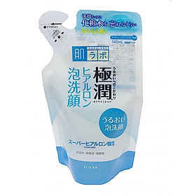Túi refill bọt rửa mặt dưỡng ẩm Hada Labo Gokujyun Moisturizing Foaming Wash 140ml