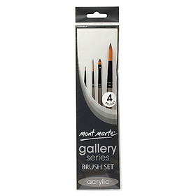 Set Bộ cọ vẽ Acrylic Mont Marte Gallery Series Brush