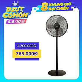 Quạt đứng MIDEA FS40-18C phiên bản màu đen sang trọng - Hàng chính hãng