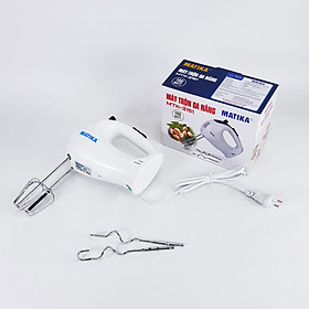 Máy trộn đa năng Matika MTK-3151 đánh nhanh, trộn mạnh với 5 cấp độ siêu tiện lợi (Hàng chính hãng)