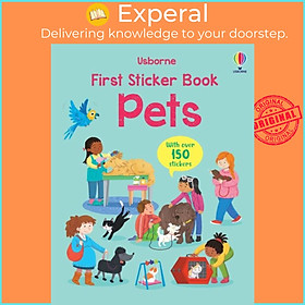 Sách - First Sticker Book Pets by Manuela Berti (UK edition, paperback)