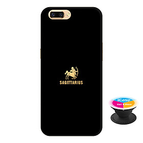 Ốp lưng nhựa dẻo dành cho Oppo R11 in hình Sagitaurius - Tặng Popsocket in logo iCase - Hàng Chính Hãng