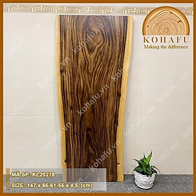 Mua Mặt bàn gỗ me tây nguyên tấm tự nhiên  mặt gỗ đẹp vân xinh KL20278