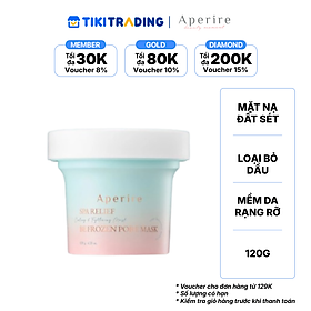 Mặt Nạ Đất Sét Băng Lạnh Loại Bỏ Dầu Nhờn, Thu Nhỏ Lỗ Chân Lông, Làm Dịu Da Aperire Spa Relief Pore Mask 120g - Cấp ẩm dịu da