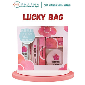 Bộ Combo Mỹ Phẩm Makeup Trang Điểm Lucky Bag Daisy Doll Nhật Bản(Bộ 5 Sản Phẩm)