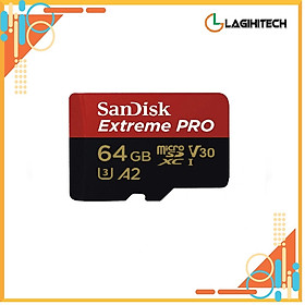 Hình ảnh (Giá Hủy Diệt) Thẻ nhớ MicroSDXC SanDisk Extreme PRO A2 V30 U3 Class 10 UHS-I 200MB/s - Hàng Nhập Khẩu