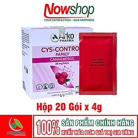 Cys-Control Arkopharma – Hộp 20 gói nam việt quất | Hỗ trợ giảm khó chịu khi đi tiểu, tiết niệu khỏe – Nhập Khẩu Chính Hãng Pháp