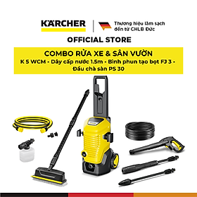 Mua  Sản xuất Châu ÂU  Máy phun rửa áp lực cao Karcher K 5 WCM - Động cơ từ - Công suất 2100W - Bảo hành 24 tháng - Hàng Chính Hãng
