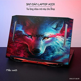 Mua Skin dán Laptop Acer in hình sói tuyết (inbox mã máy cho Shop)
