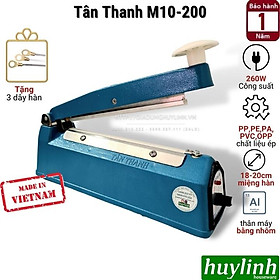 Mua Máy hàn miệng túi dập tay Tân Thanh M10-200mm - Tặng 3 dây hàn sơ cua