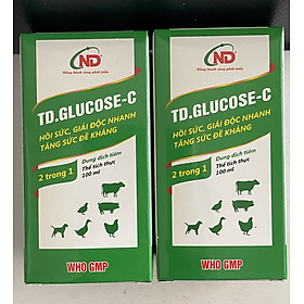 GLUCOSE  C - HỒI SỨC, GIẢI ĐỘC NHANH, TĂNG SỨC ĐỀ KHÁNG 100ML