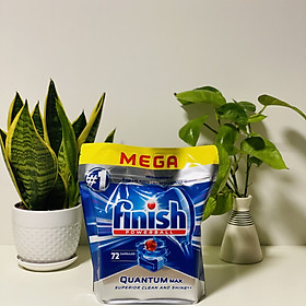 Viên rửa bát finish quantum max 72 viên / hộp