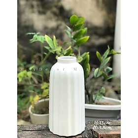 Lọ hoa gốm sứ lồng chim_Decor trang trí phòng khách, phòng ngủ, để bàn làm việc