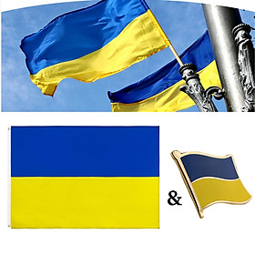 Ukraine Flag 60x90cm Decorative Banner for National Day Yard Decor
