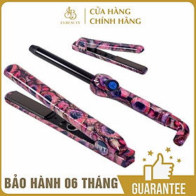 Bộ Máy Duỗi Uốn Tóc PYT Lola Set - Họa Tiết Đuôi Công  (3 máy)