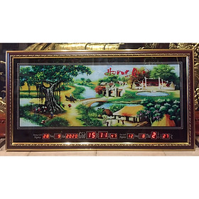 Mua Đồng hồ lịch vạn niên tranh Quê Hương - MS442
