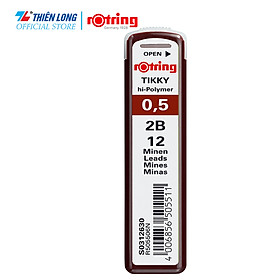 Min - Ngòi - Ruột chì kỹ thuật rOtring HB - 2B 0.5mm - 2B - Thiên Long Official S