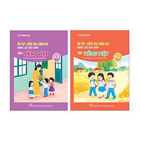 Sách - Combo Ôn Tập - Kiểm Tra, Đánh Giá Năng Lực Học Sinh Môn Tiếng Việt Lớp 2 - (Học kì I + Học kì II)