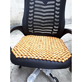 Mua Lót ghế văn phòng đệm yên xe máy  xe ô tô  bằng hạt gỗ thông chắc chắn  Massage de chịu  hạt gỗ tròn đẹp