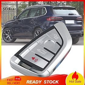 *QCDZ* B86 Key Fob Case High Reliability Wear-resistant Metal Auto 4 Buttons Remote Key Shell for BMW 3/5/7 Series X1 G30 F48