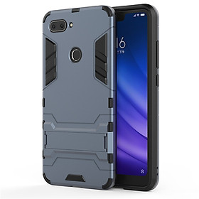 Ốp Lưng Cho Xiaomi Mi 8 Lite iRON - MAN Nhựa PC Cứng Viền Dẻo Chống Sốc