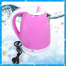 Mua Ấm Đun Nước Siêu Tốc 2 Lớp Cách Nhiệt 1.8L - Bình Màu - Hàng Chất Lượng