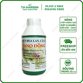 Mua Dung Dịch Nano Đồng TH Garden - Phun Xịt Diệt Nấm Mốc  Vi Khuẩn Cho Hoa Lan  Cây Cảnh - Khắc Tinh Của Nấm Hại