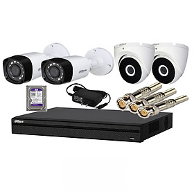 Trọn bộ 4 camera chính hãng Dahua HD1080