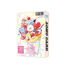 Bộ lomo card bt21 bts mới nhất