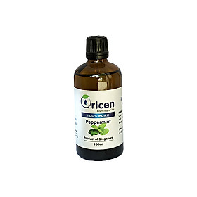Tinh dầu Bạc Hà (Peppermint) Oricen 100ml - Giúp khử mùi hiệu quả, kháng khuẩn hiệu quả và xua đuổi côn trùng.
