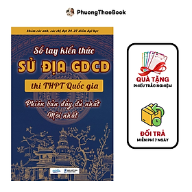 Hình ảnh sách Sổ Tay Kiến Thức Sử Địa GDCD lớp 12 Ôn Thi THPT Cấp Tốc