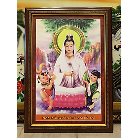 Tranh Phật Bà Quán Thế Âm Bồ Tát - IN157