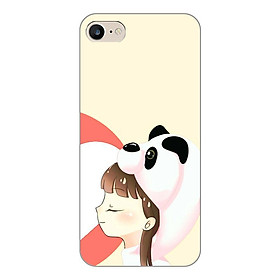 Ốp lưng dẻo cho Apple iPhone 8 _Couple Girl 07