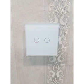 Mua Công tắc đôi kính cảm ứng  khả năng nhận tín hiệu điều khiển từ xa Livolo