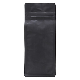 Túi Zip Đáy Bằng Pocket Đen Mờ (10.5 x 24.5 cm)